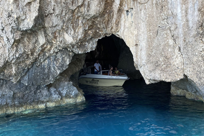 Marathonisi - Keri Caves Private Cruise